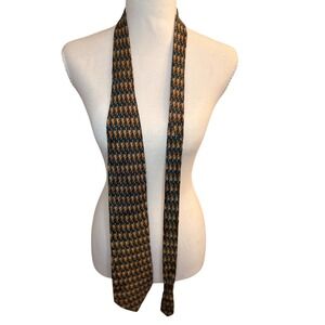 Vintage Mickey Inc Disney Tigger Silk Tie Mens Winnie the Pooh Teal Green Silk